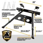 Adjustable Ladder Stabilizer for Safe Roof Access