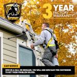 Adjustable Ladder Stabilizer for Safe Roof Access