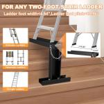 Adjustable Ladder Leveler for Stair Use