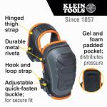 Klein Tools Heavy Duty Gel Foam Knee Pads