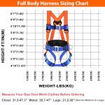 Safety Harness Fall Protection Kit with Shock Absorber