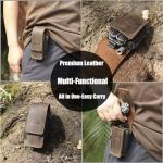 Topstache Leather Multitool Sheath and Organizer