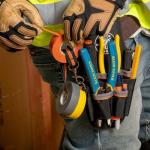 Klein Tools 5240 Electrician Tool Pouch with 9 Pockets