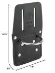 Klein Tools Leather Hammer Holder with Metal Ring