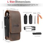 Topstache Leather Multitool Sheath and Organizer