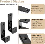 Heavy Duty Black Metal Bunk Bed Ladder Hooks