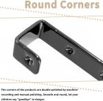 Heavy Duty Black Metal Bunk Bed Ladder Hooks