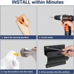 Heavy Duty Ladder Hooks for Garage Storage - 2 Pack