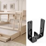 Heavy Duty Black Metal Bunk Bed Ladder Hooks