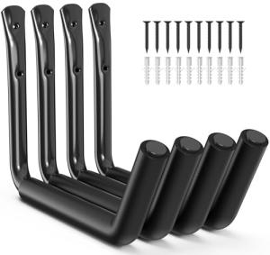 Heavy Duty Wall Mounted Storage Hooks for Ladders