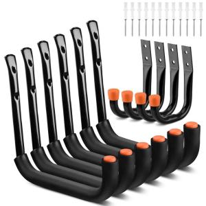 Heavy-Duty Garage Hooks for Bikes and Ladders