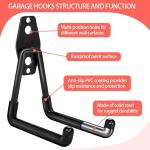 Heavy Duty Garage Hooks for Tools and Bikes
