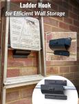 Heavy Duty Ladder Hook for Wall Storage