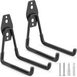 Heavy Duty Garage Hooks for Ladder Storage 2 Pack
