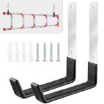 Heavy Duty Stainless Steel Wall Mount Hooks – 2Pcs
