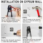 KOFANI Heavy Duty Wall Mount Storage Hooks - 16 Pack