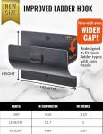 Heavy Duty Ladder Hook for Wall Storage