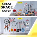 Heavy Duty Garage Hooks for Ladder Storage 2 Pack