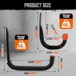 Heavy-Duty Garage Hooks for Bikes and Ladders