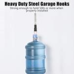 Heavy Duty Stainless Steel Wall Mount Hooks – 2Pcs