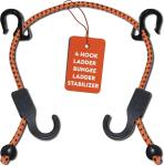 Adjustable 25 Inch Ladder Stabilizer with Bungee Hook