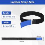 Adjustable Ladder Rack Tie Down Straps - 4 Pack