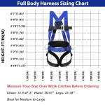 Safety Harness Fall Protection Kit with Lanyard