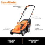 LawnMaster 15-Inch Electric Corded Lawn Mower