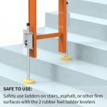 Adjustable Ladder Stabilizer with Anti-Slip Feet