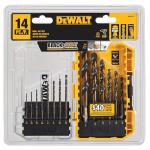 DEWALT 14-Piece Drill Bit Set, 135° Split Point