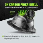 DAX Black Camo Carbon Fiber Full Brim