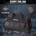 Wide Mouth Tool Storage Bag with Waterproof Base