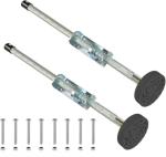 Adjustable Ladder Stabilizer with Rubber Feet – Orange