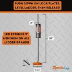 Xtenda-Leg Ladder Leveling System for Uneven Surfaces