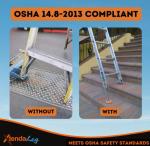 Xtenda-Leg Ladder Leveling System for Uneven Surfaces