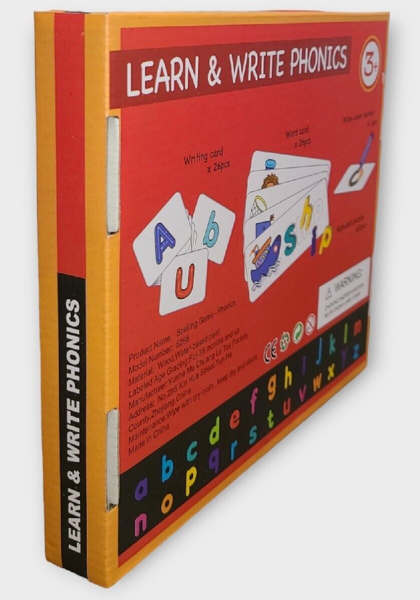 Engaging Phonics Spelling Game: Ages 3+, Learn & Write