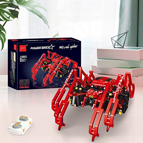 STEM Robot Building Block Kit: App-Controlled Spider Fun