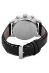 Invicta Men's Black Leather Chronograph Dress Watch