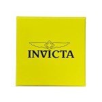 Invicta Men's Black Leather Chronograph Dress Watch