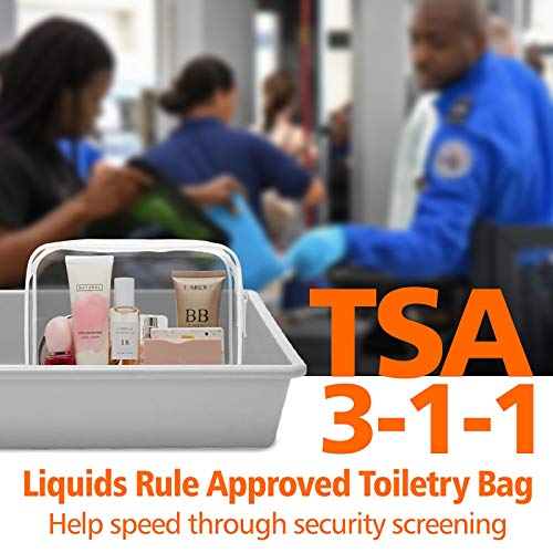 PACKISM TSA Approved Clear Toiletry Bag Set