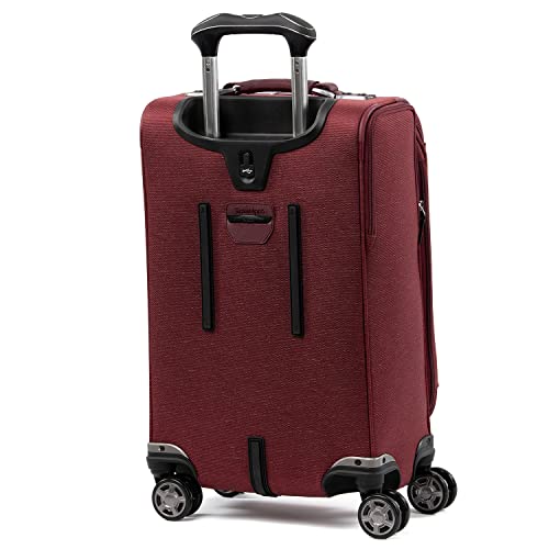 Elite 8-Wheel Softside Spinner Carry-On Luggage