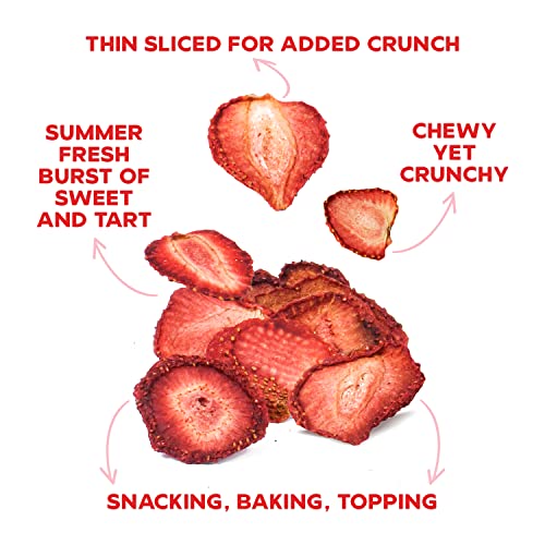 Dried Strawberry Chips - Guilt-Free Snack Packs