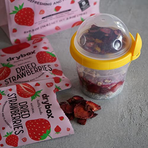 Dried Strawberry Chips - Guilt-Free Snack Packs