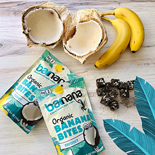 Organic Chewy Coconut Banana Snacks (3.5 oz, 6-Pack)