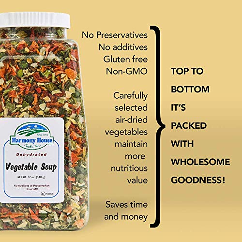 Harmony House Dehydrated Vegetable Soup Mix - 12 oz