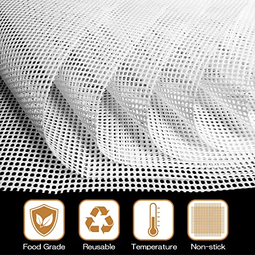 Silicone Dehydrator Sheets, Premium Non Stick Mesh