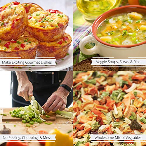 Garden Deluxe Vegetable Soup Mix - 16 Dried Veggies