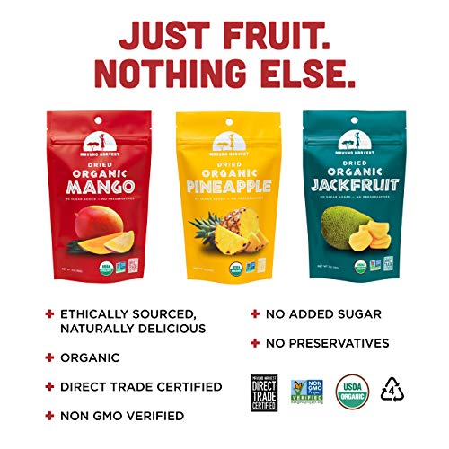 Organic Dried Fruit Variety Pack - 2 Ounce Trio