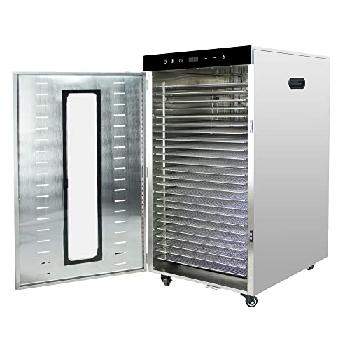 Commercial Stainless Steel Food Dehydrator - 24 Tray