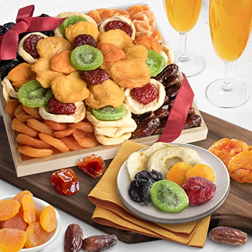 Bloom Dried Fruit Deluxe with Wood Tray Gift
